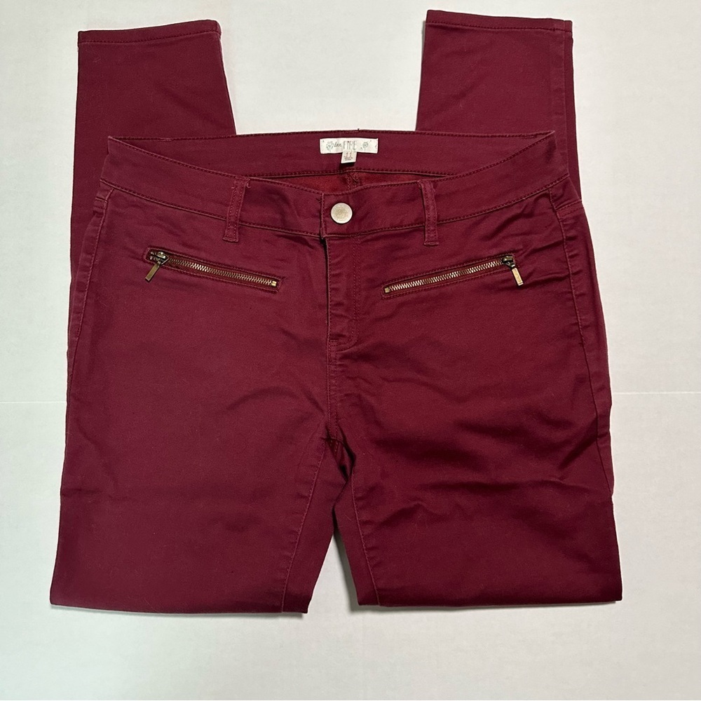 Love, Fire Burgundy Pants